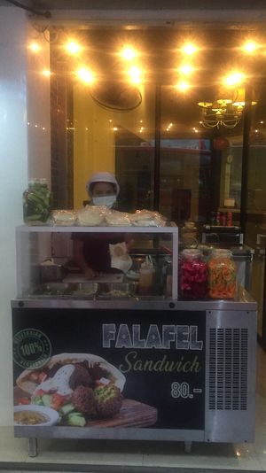 Falafel at Falafel Michelin in Bangkok