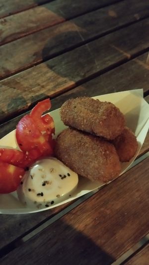 Best croquetas ever at AguaViento WaterWind - Food Truck in Cadiz