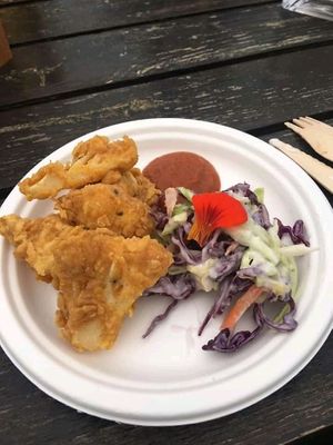 Alitas de coliflor veganas at AguaViento WaterWind - Food Truck in Cadiz