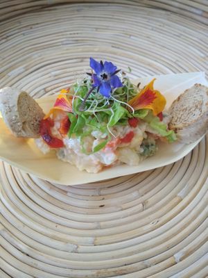 Ensaladilla rusa at AguaViento WaterWind - Food Truck in Cadiz