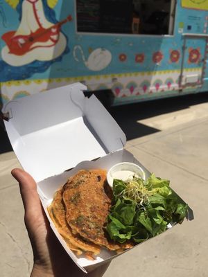 Tortilla española at AguaViento WaterWind - Food Truck in Cadiz