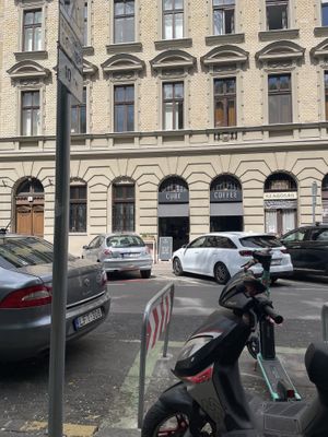   at Cube Coffee Bar in Budapest