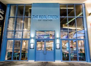 The Real Greek Bristol opens in the heart of Cabot Circus, next door to the cinema, bringing a taste of the Greece to the city. The restaurant is designed to recreate the relaxed Mediterranean experience of eating in Greece, offering an authentic space for locals, families and visitors to enjoy Greek cuisine. Cold and hot mezes, grilled skewers, marinated meats and Souvlaki wraps, all feature on the menu to enjoy.

The Real Greek Bristol is the perfect place to have any kind of get together, with a fantastic Greek atmosphere and food. Eat. Together! at The Real Greek in Bristol