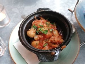 Jackfruit stifado at The Real Greek - Covent Garden in London