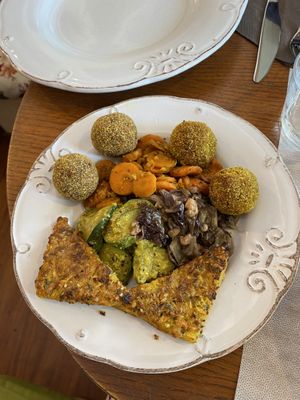 tasting plate  at Centro Botanico in Milan