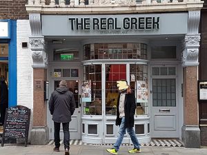 front at The Real Greek - St. Martin's Lane in London