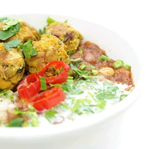 Chili sin carne at Turlaj Klopsa - Food Truck Ruczaj in Krakow