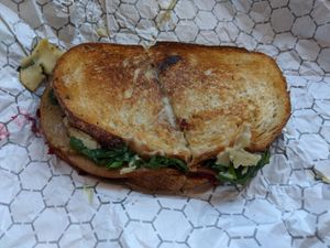 Turkey havarti sandwich at Harmony Plant Fare in Cincinnati