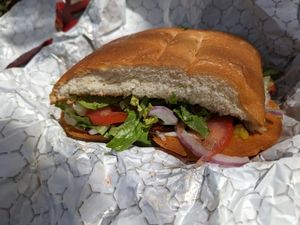 Italian sandwich at Harmony Plant Fare in Cincinnati