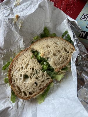 TuNo sandwhich    at Harmony Plant Fare in Cincinnati