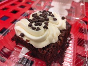 Brownie for dessert at Harmony Plant Fare in Cincinnati