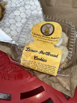 Lemon Shortbread Cookies (also 10/10!)  at Harmony Plant Fare in Cincinnati