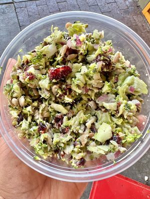 Broccoli salad  at Harmony Plant Fare in Cincinnati