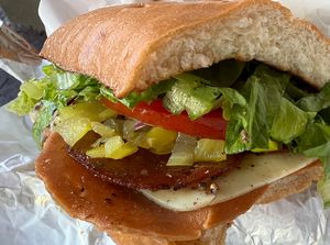 The Italian sandwich  at Harmony Plant Fare in Cincinnati