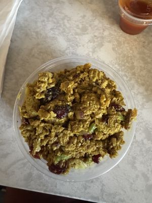 Curried Chik’n Salad  at Harmony Plant Fare in Cincinnati