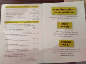 menu2 at Eazie in Amsterdam