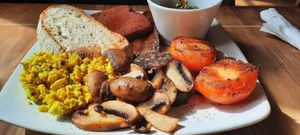 Full breakfast at Bluestone Coffee Shop in Barrhead