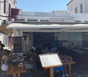 Front at Captain's in Mykonos