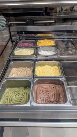 Vegan ice cream at Antica Latteria in Messina