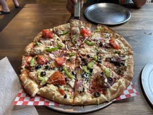   at Blue Dog Gourmet Pizza in South Lake Tahoe