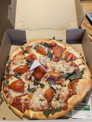 the roma  at Blue Dog Gourmet Pizza in South Lake Tahoe