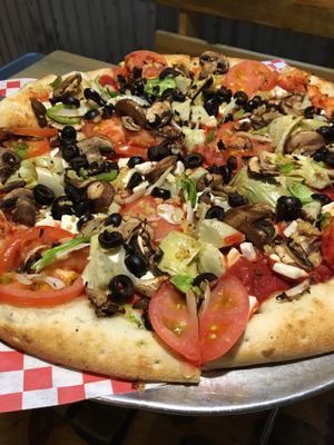 Pizza  at Blue Dog Gourmet Pizza in South Lake Tahoe