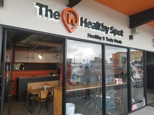 Entrance at The Healthy Spot in Tijuana