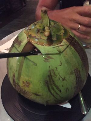 Young coconut  at Ingka in Kerobokan Kelod