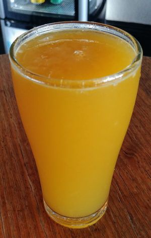 Juice of the day (orange)  at The Black Yard in Ormond