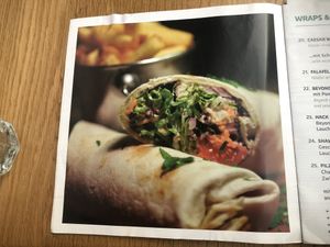 Speisekarte der Zeil-Kittchen (alles vegan!)  at Zeil Kitchen in Frankfurt