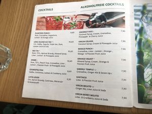 Speisekarte der Zeil-Kittchen (alles vegan!)  at Zeil Kitchen in Frankfurt