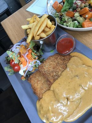 A Schnitzel experience  at Zeil Kitchen in Frankfurt