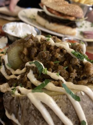 Ofenkartoffel mit Beyond Meat  at Zeil Kitchen in Frankfurt