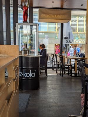 Blick in die Gaststätte at Zeil Kitchen in Frankfurt