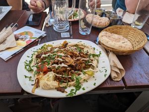 Shawarma Teller at Zeil Kitchen in Frankfurt