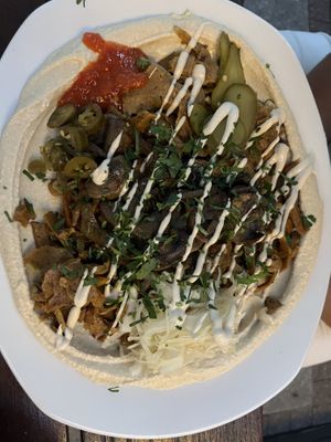 Shawarma Teller  at Zeil Kitchen in Frankfurt