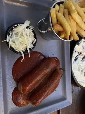 Curry wurst   at Zeil Kitchen in Frankfurt