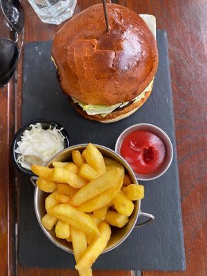 Falafel Burger  at Zeil Kitchen in Frankfurt
