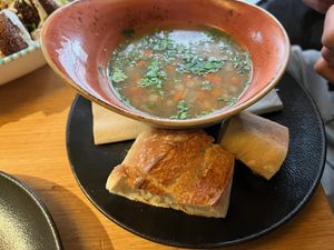 gemuse soup #Veganuary at Zeil Kitchen in Frankfurt