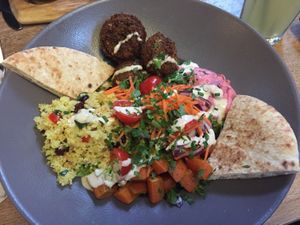 Falafel Bowl! Delicious  at Zeil Kitchen in Frankfurt