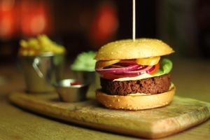 Beyond burger  at Zeil Kitchen in Frankfurt