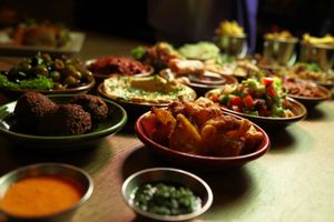 Small appetizers at Zeil Kitchen in Frankfurt