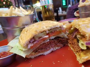 Beyond burger at Zeil Kitchen in Frankfurt