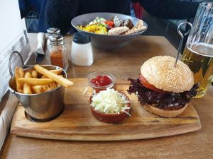 Beyond burger at Zeil Kitchen in Frankfurt