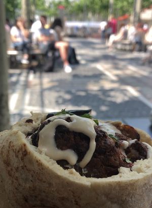 Kebab Sandwich  at Zeil Kitchen in Frankfurt