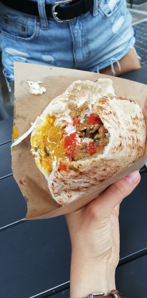 Shawarma Sandwich at Zeil Kitchen in Frankfurt