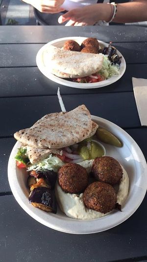 Falafel Platter at Zeil Kitchen in Frankfurt