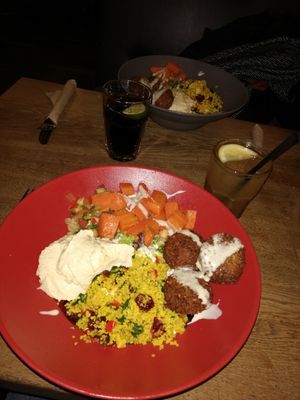 Falafel Bowl at Zeil Kitchen in Frankfurt