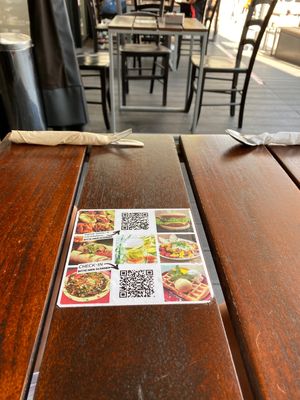 Coronavirus Check-In & Speisekarte als QR Code at Zeil Kitchen in Frankfurt