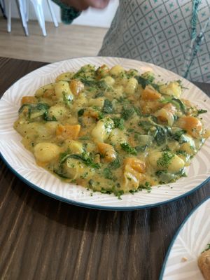 Gnocchi  at Four Seasons Bistro in Mittagong